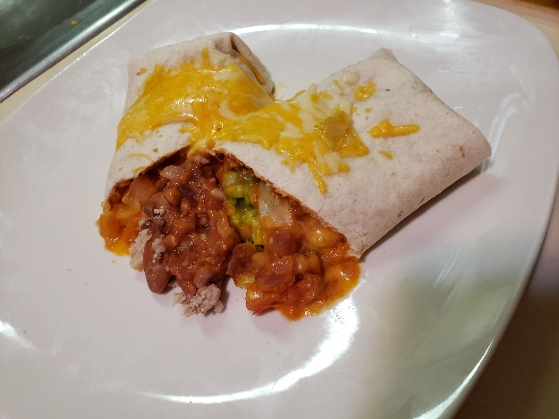 Cranberry Bean Burrito