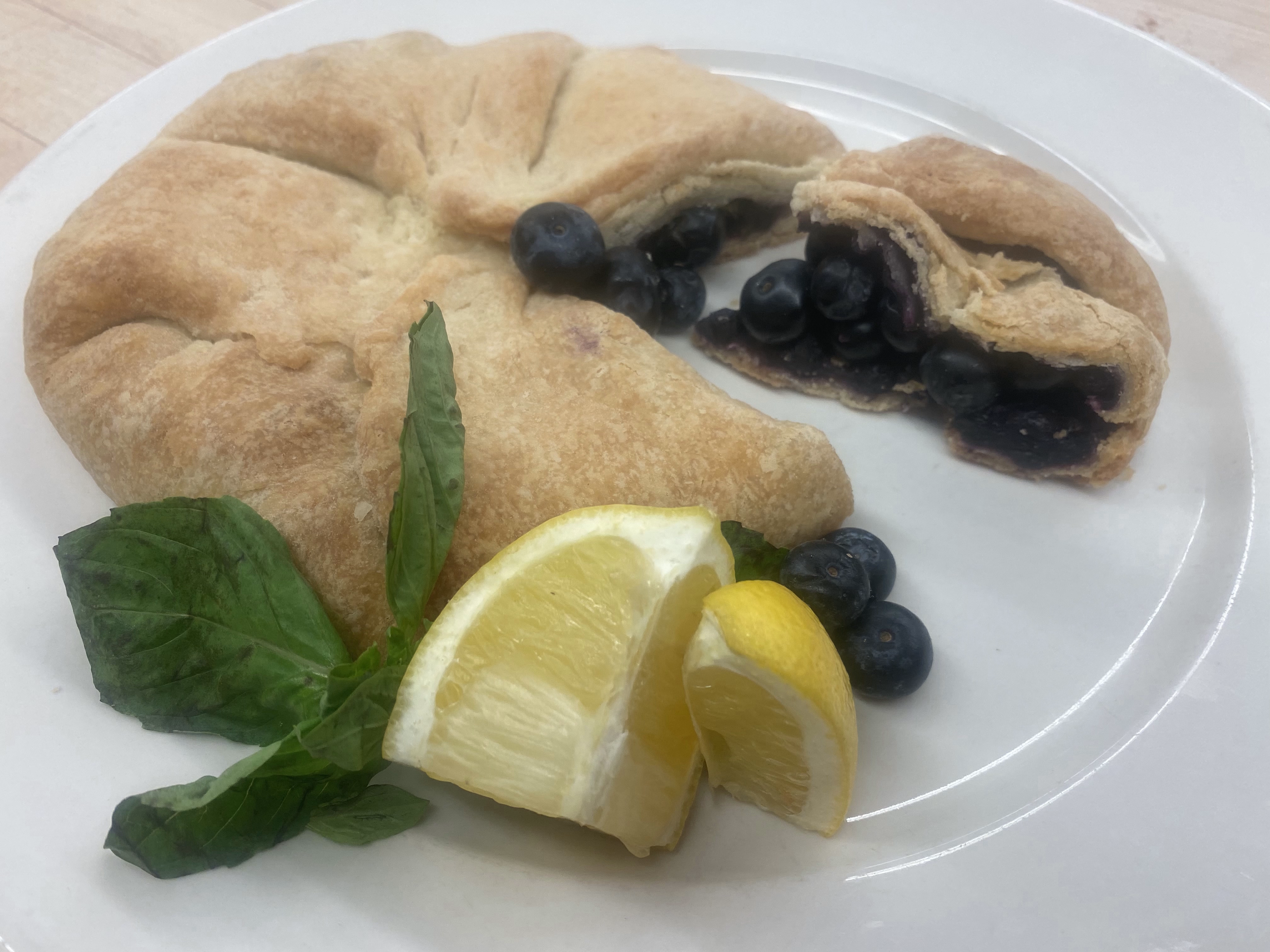 Blueberry Basil Galettes