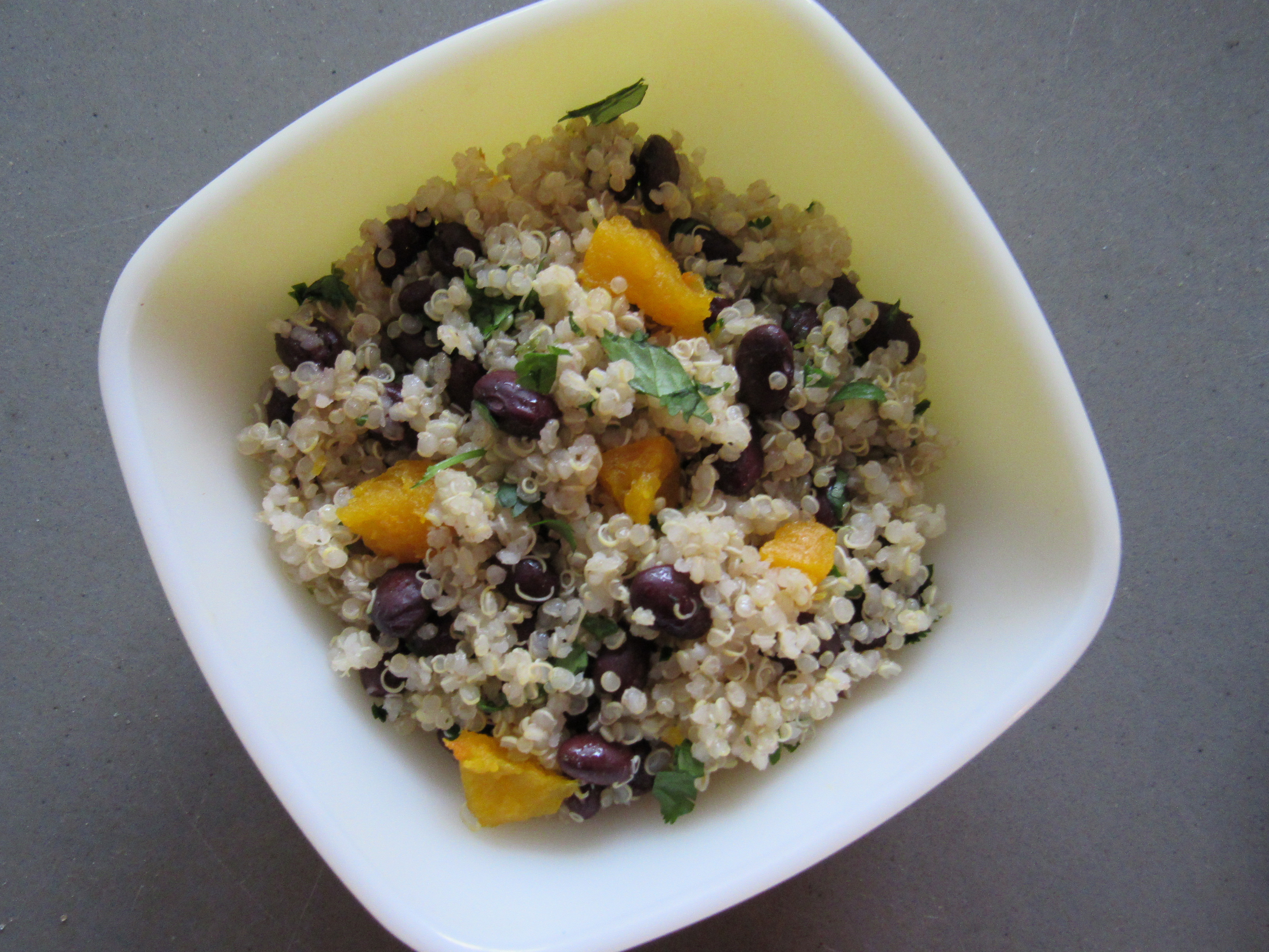 Quinoa, Black Bean and Squash Salad